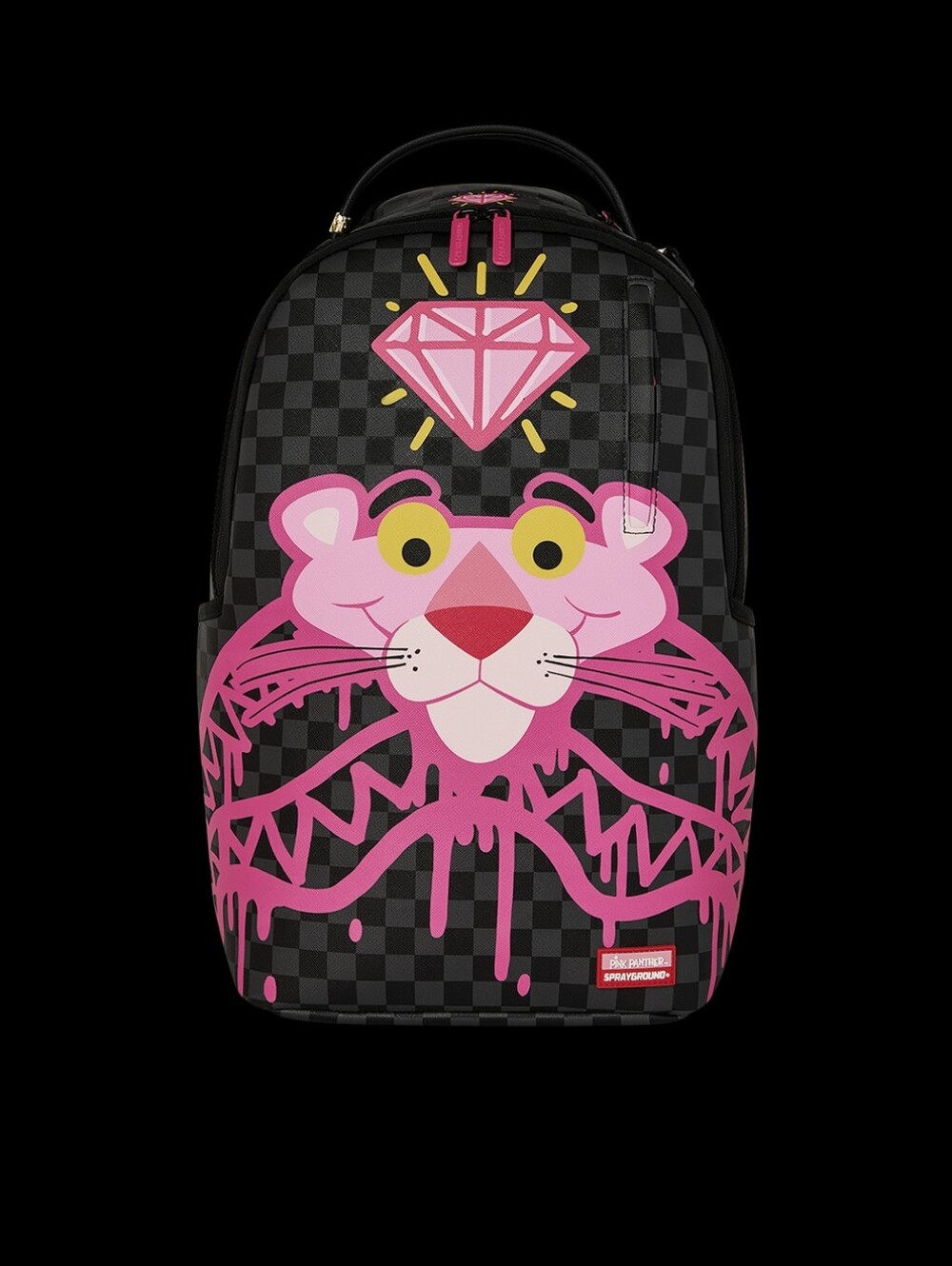 SPRAYGROUND - PINK PANTHER DIAMOND SHARK BACKPACK